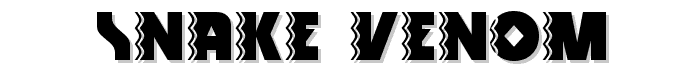 Snake Venom font